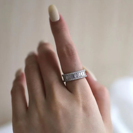 Bague en argent sterling Pure Devotion Band
