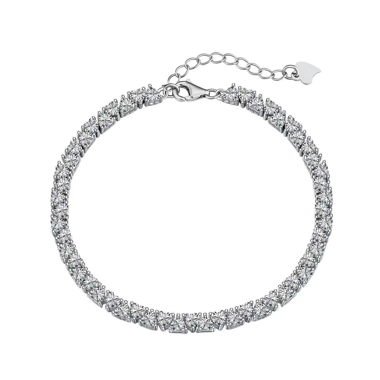 Bracelet tennis Endless Love en argent sterling