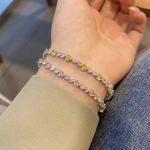 Love Me Tennis Bracelet Argent Massif 4mm