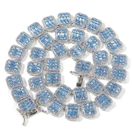 Collier Baguette Zircon Sucre 13MM