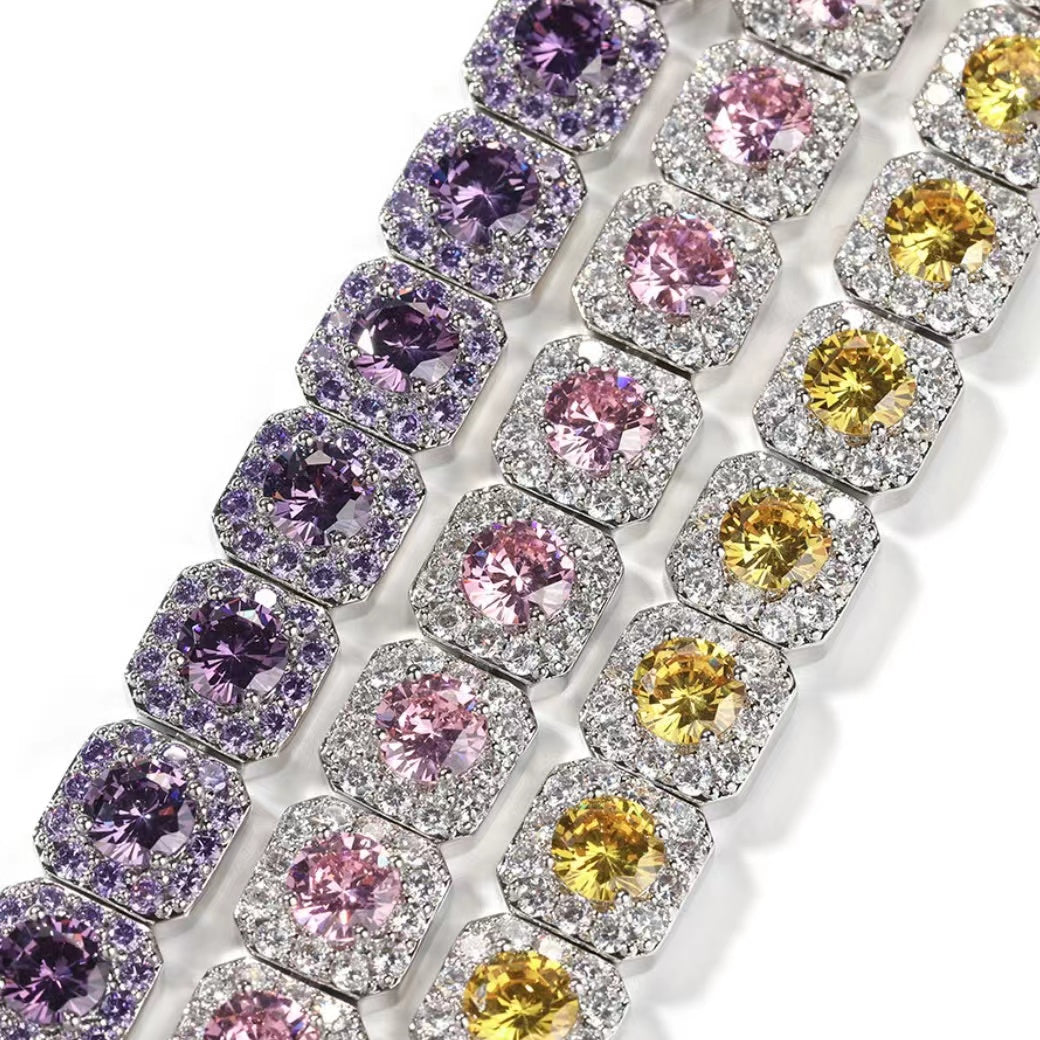 Bracelet Zircon Sucre de Roche 12MM