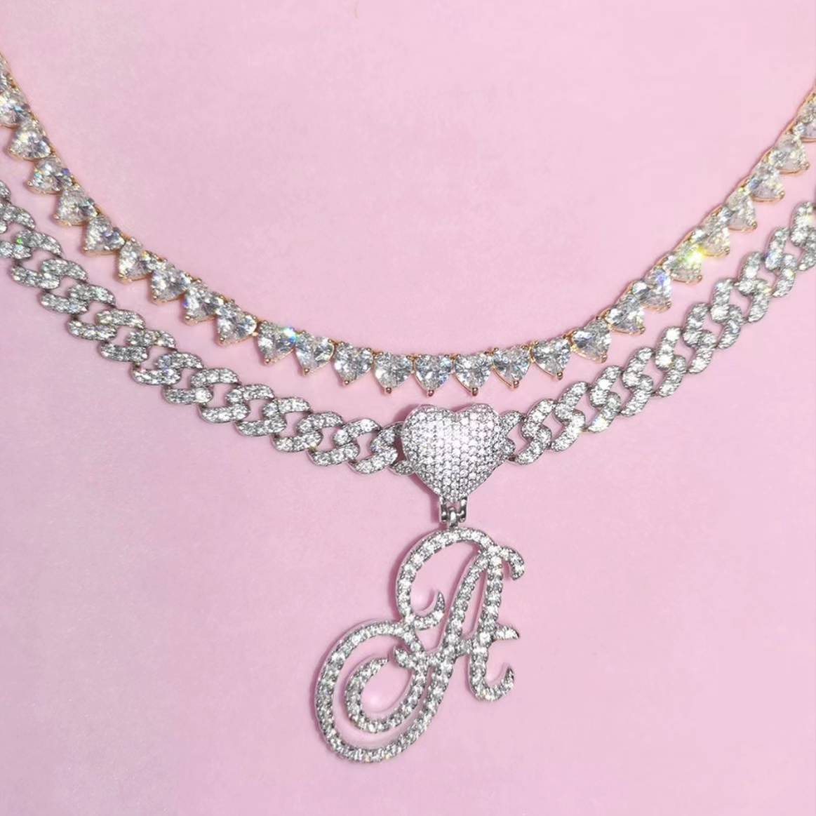 Collier Zircon Coeur