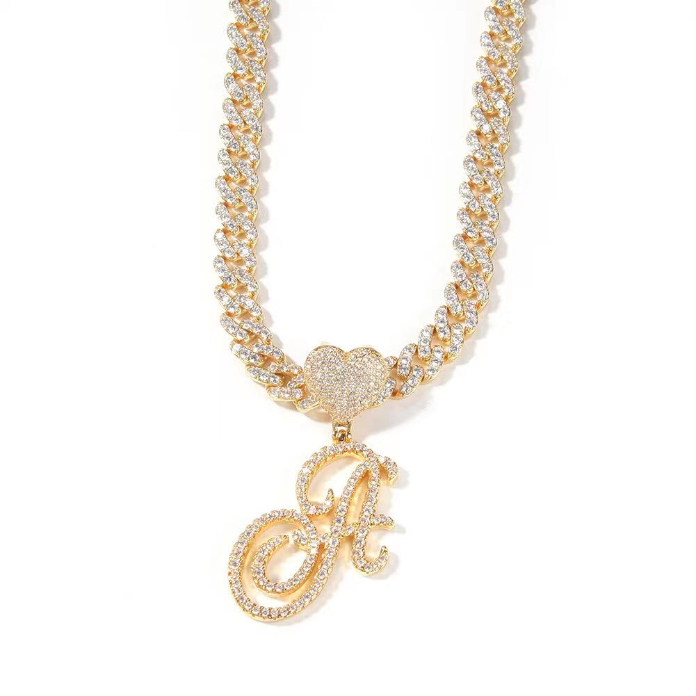 Collier initial sur mesure