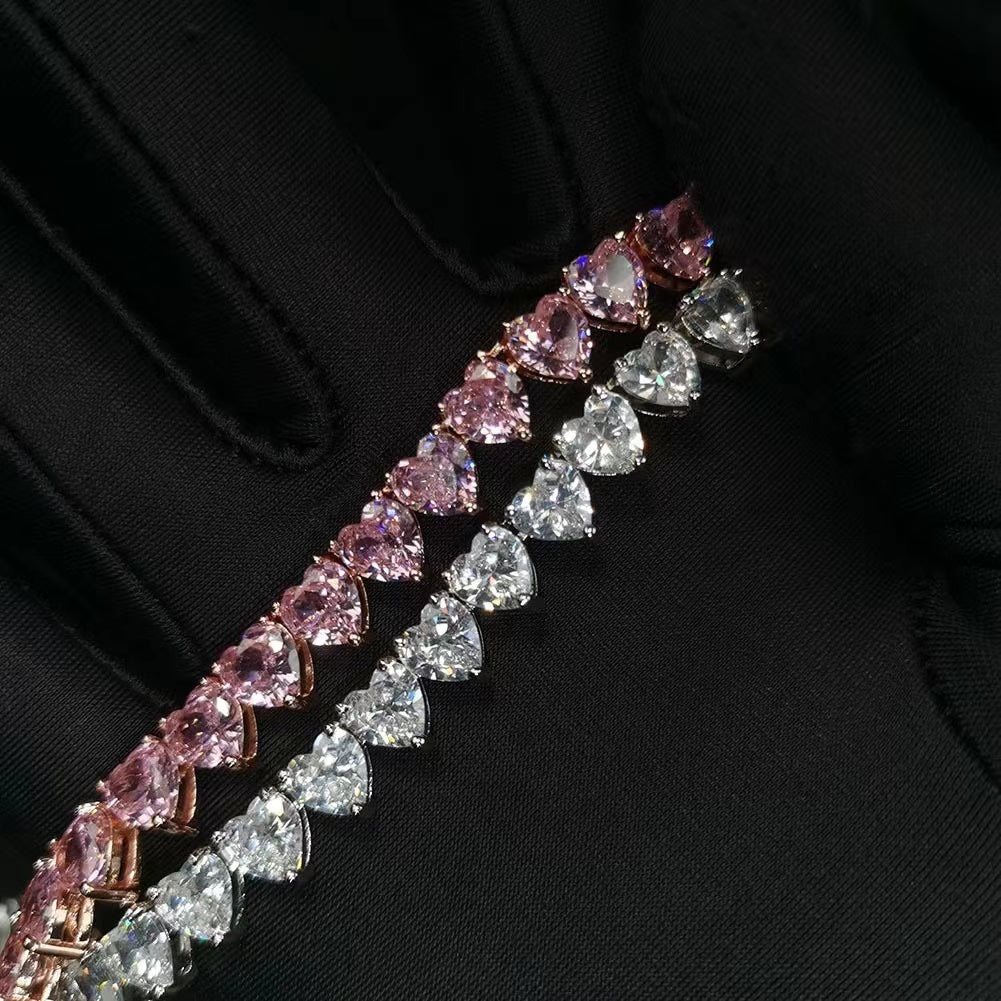 Collier Zircon Coeur