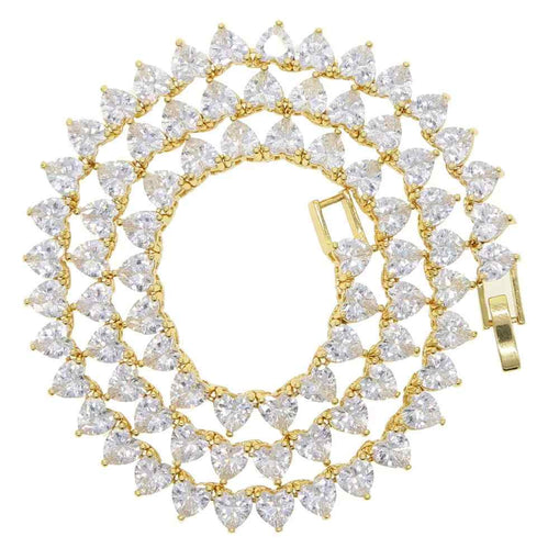 Collier Zircon Coeur