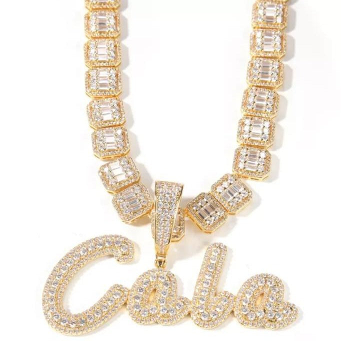 Collier de zircon de sucre sur mesure