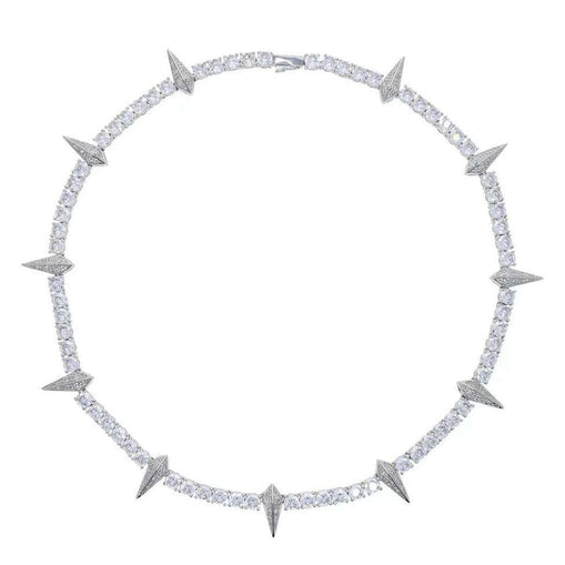 Collier Chaîne Tennis Zircon Panthère Noire