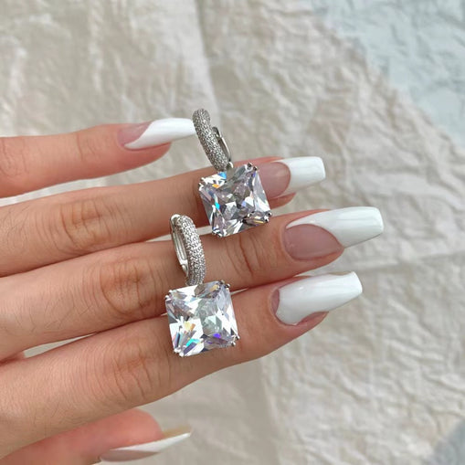 Boucles d'oreilles créoles princesse de luxe