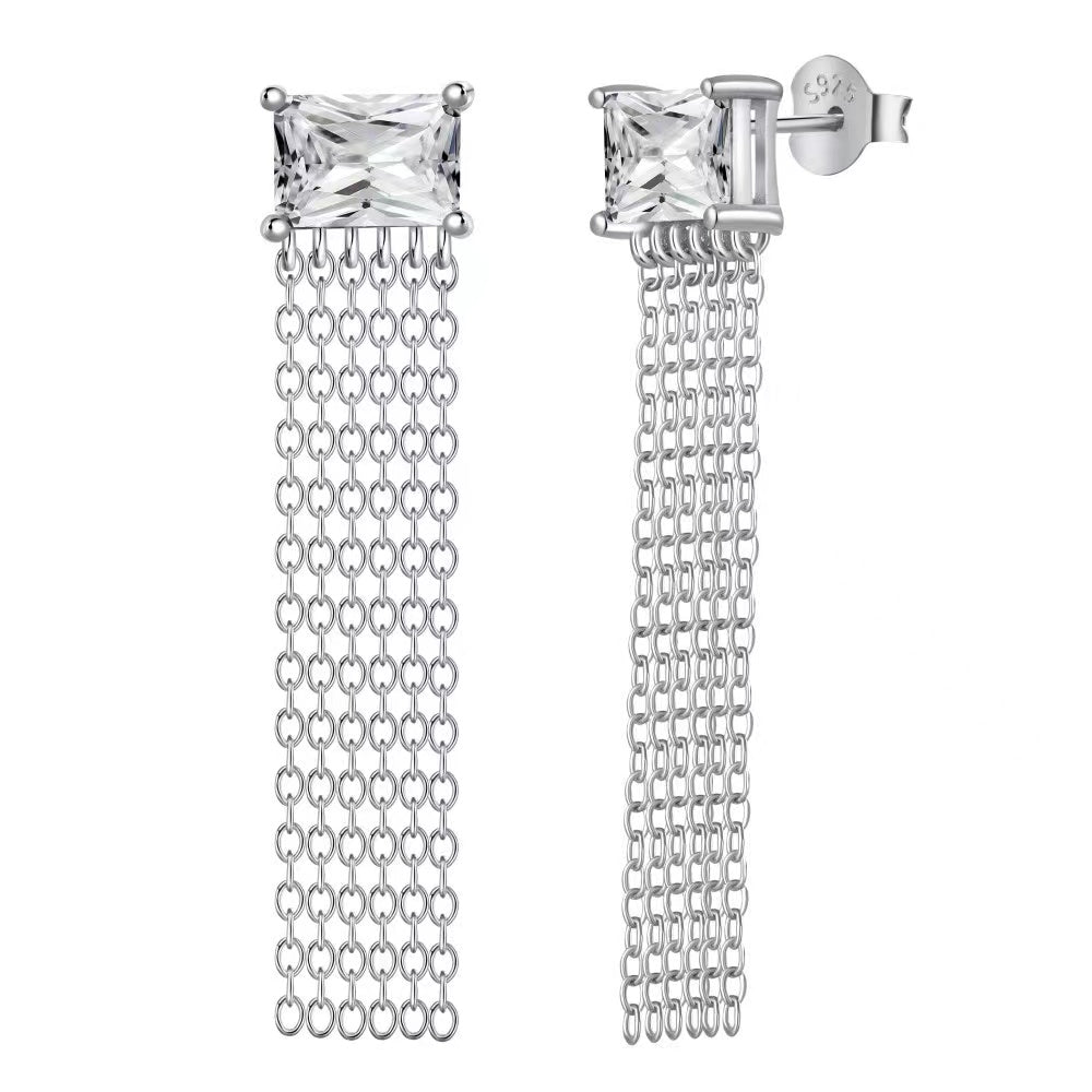 Boucles d'oreilles en argent sterling Party Queen