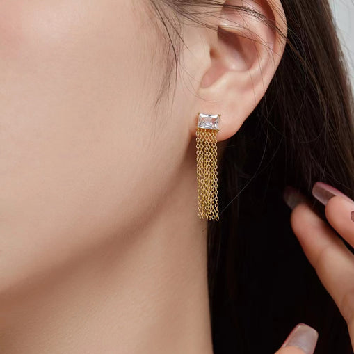 Boucles d'oreilles en argent sterling Party Queen