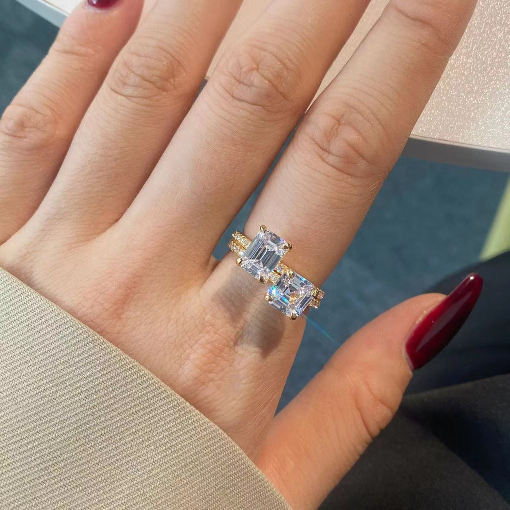 Bague Argent Massif Adore Emeraude