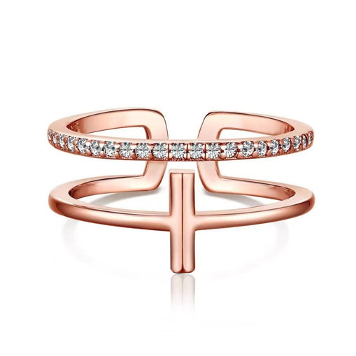 Bague en argent sterling à reflets d'arc