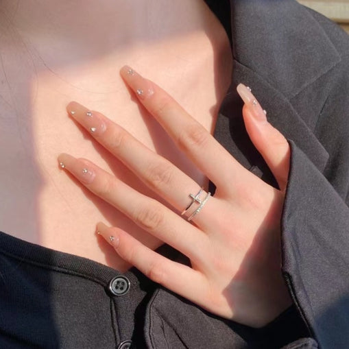 Bague en argent sterling à reflets d'arc