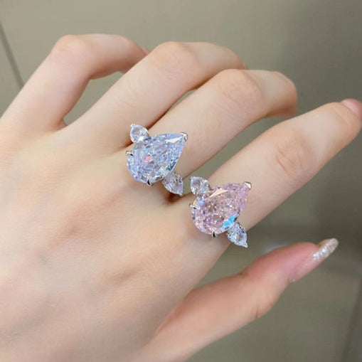 Bague en argent sterling Twinkle Tear