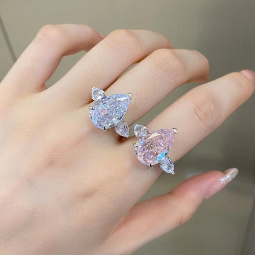 Bague en argent sterling Twinkle Tear