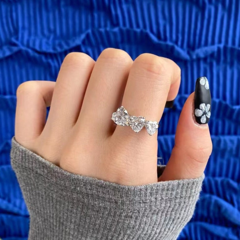 Anneau de coeur d'amour fantastique