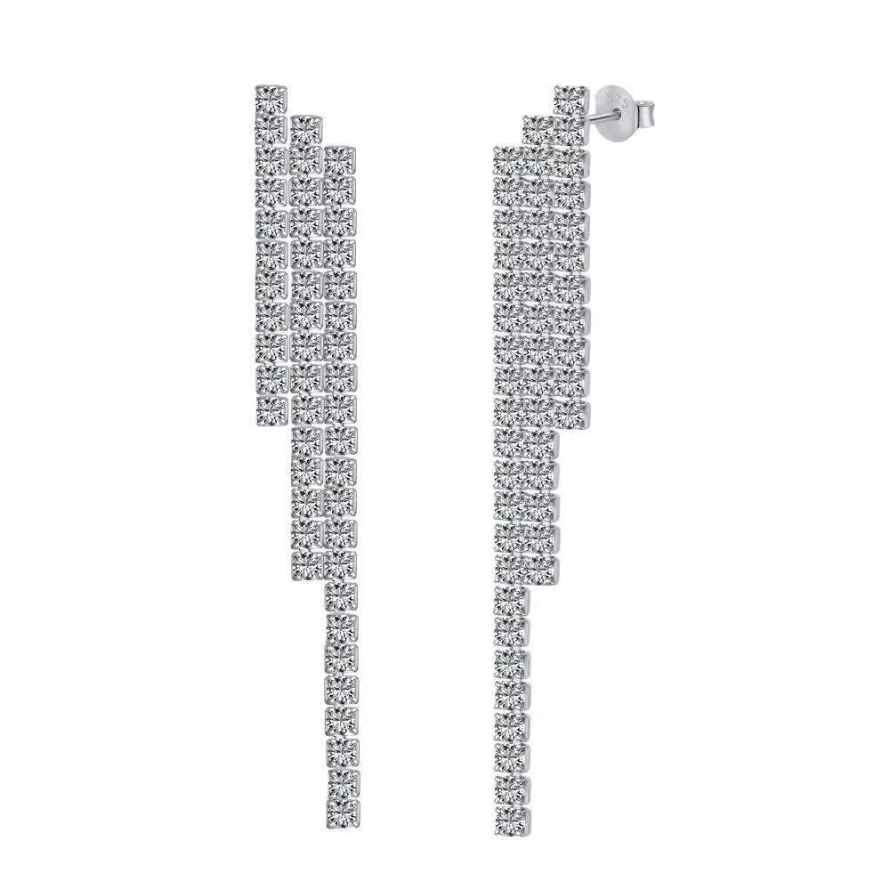 Boucles d'oreilles en argent sterling Party Queen