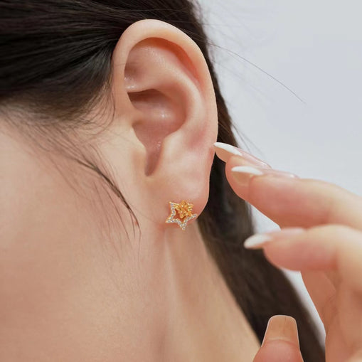 Boucles d'Oreilles Poire Zircon