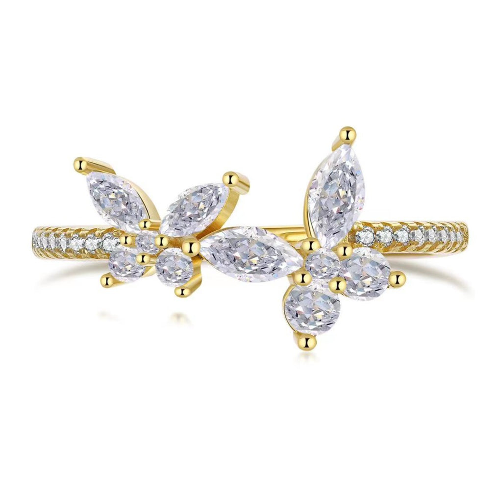 Bague en argent sterling éblouissante Argent