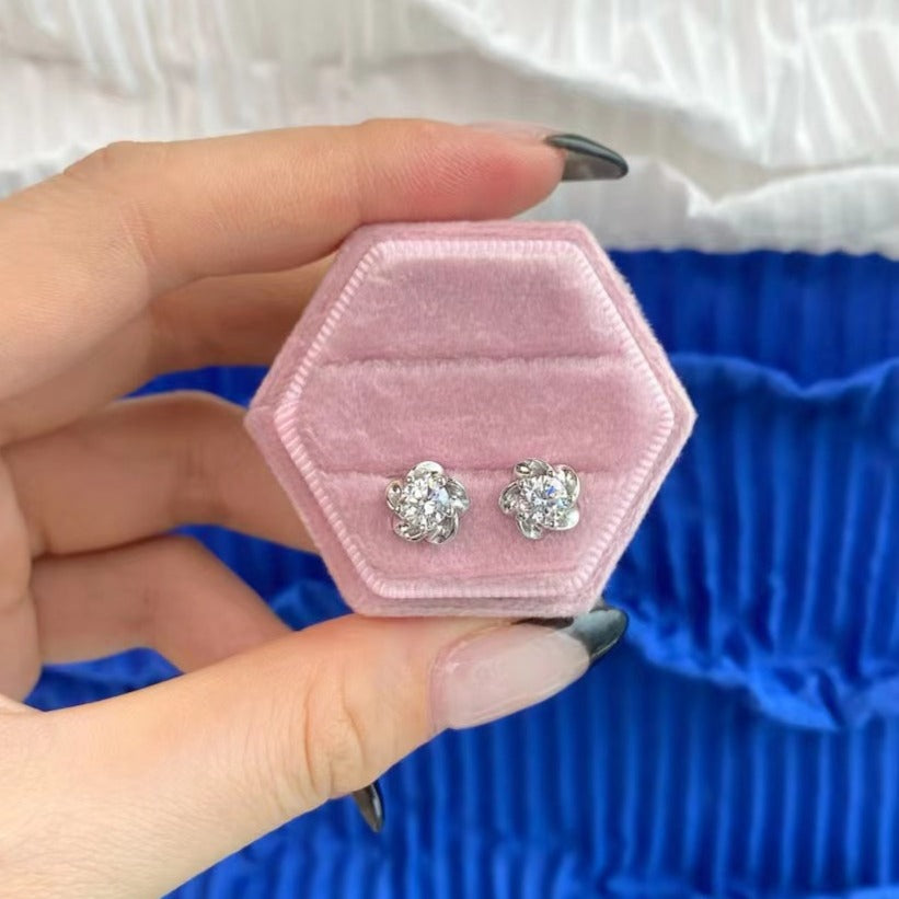 Boucles d'oreilles en argent sterling Aglint Love