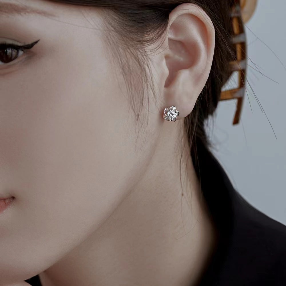 Boucles d'oreilles en argent sterling Aglint Love