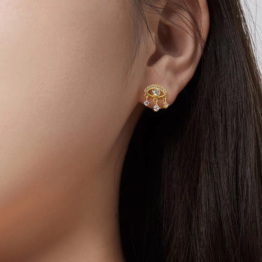 Boucles d'oreilles en argent sterling Aglint Love