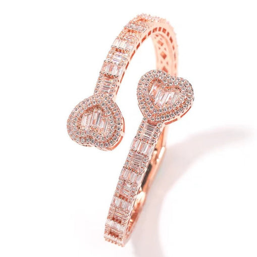 Bracelet Jonc Baguette Coeur