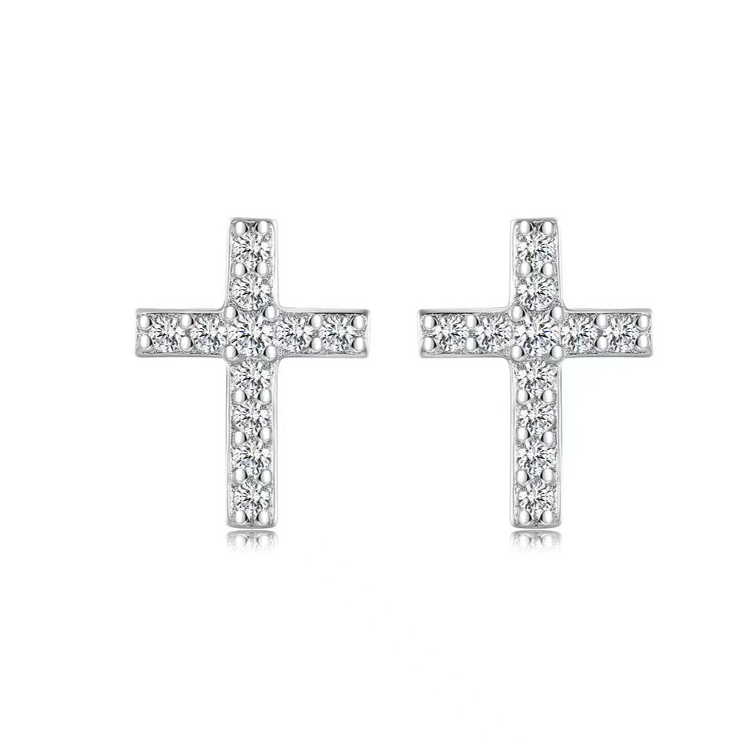 Boucles d'Oreilles Coeur Zircon