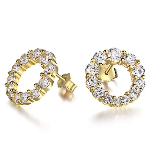 Boucles d'Oreilles Poire Zircon