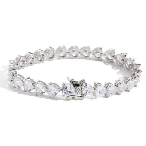 Bracelet Chaîne Tennis Zircon Panthère Noire