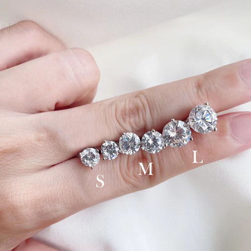 Boucles d'Oreilles Poire Zircon