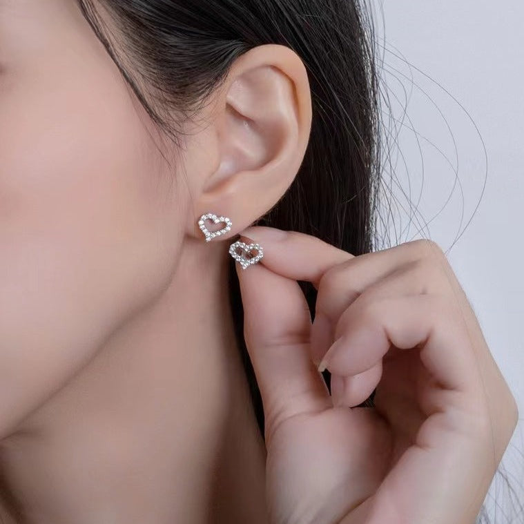 Boucles d'oreilles en argent sterling Aglint Love
