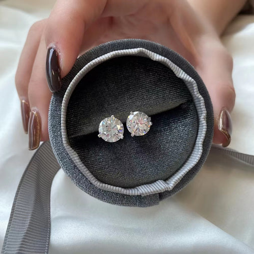 Boucles d'Oreilles Poire Zircon