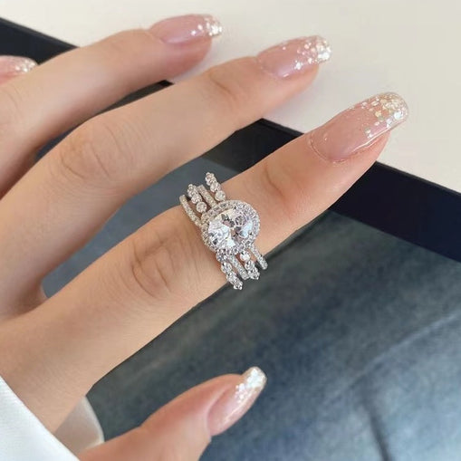 Bague en argent sterling True Love