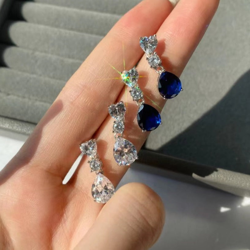 Magnifiques boucles d'oreilles en argent sterling