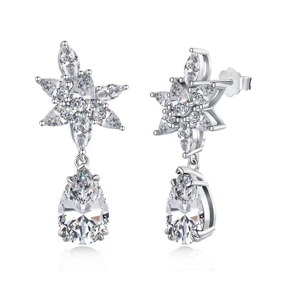 Magnifiques boucles d'oreilles en argent sterling