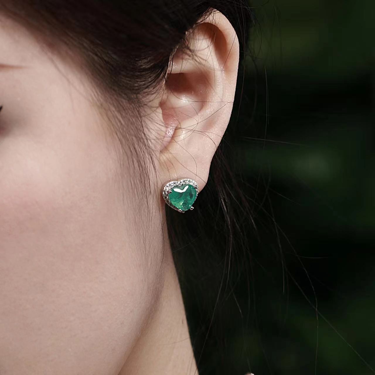 Boucles d'Oreilles Poire Zircon