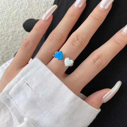 OCEAN HEART RING