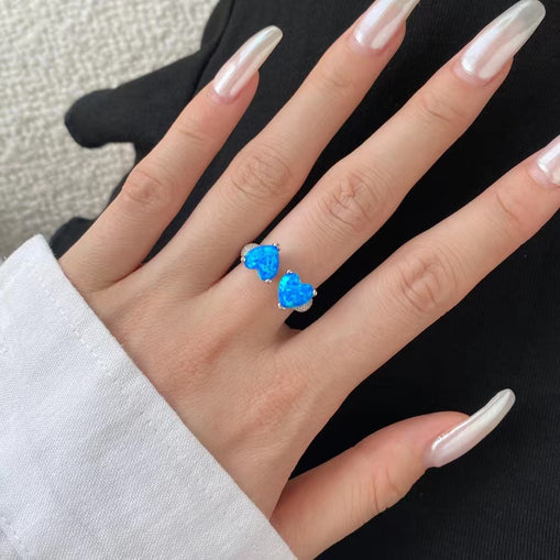 OCEAN HEART RING