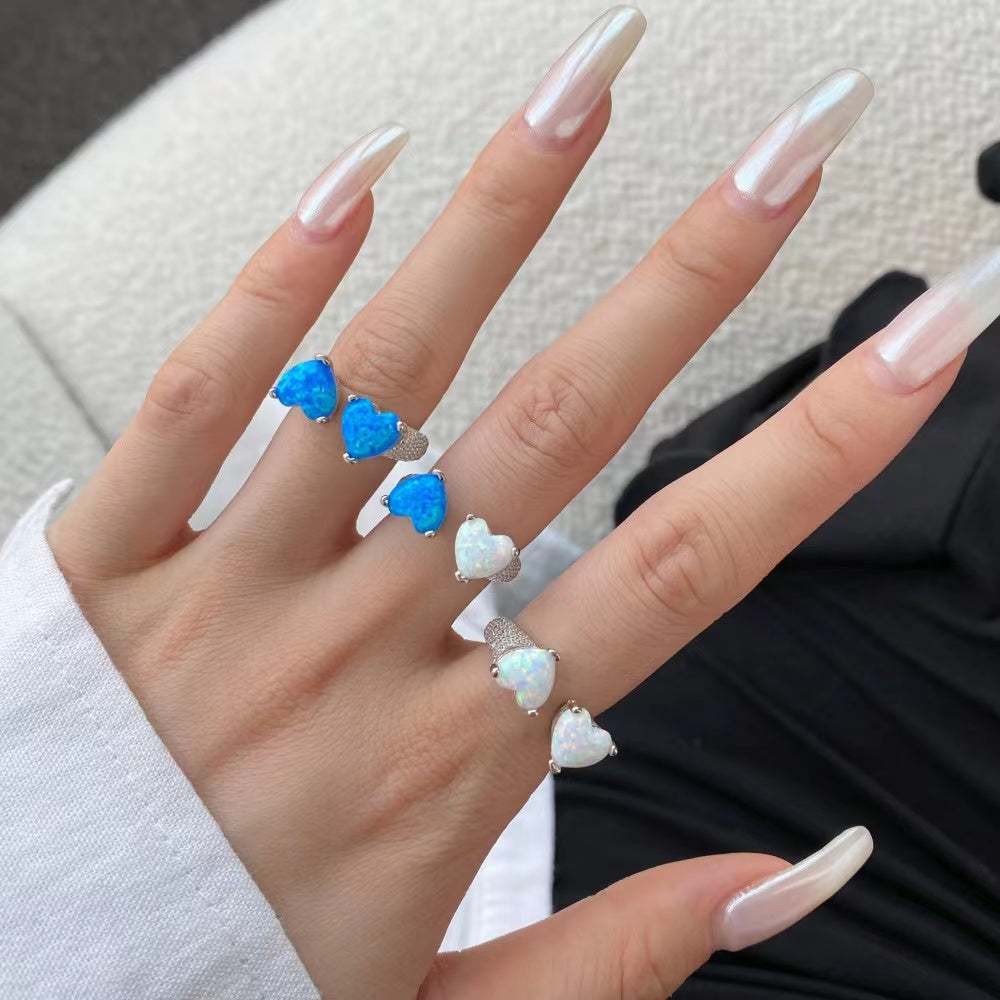 OCEAN HEART RING
