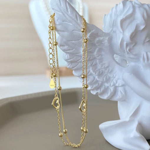 Bracelet Coeur Radiant Zircon Argent Sterling