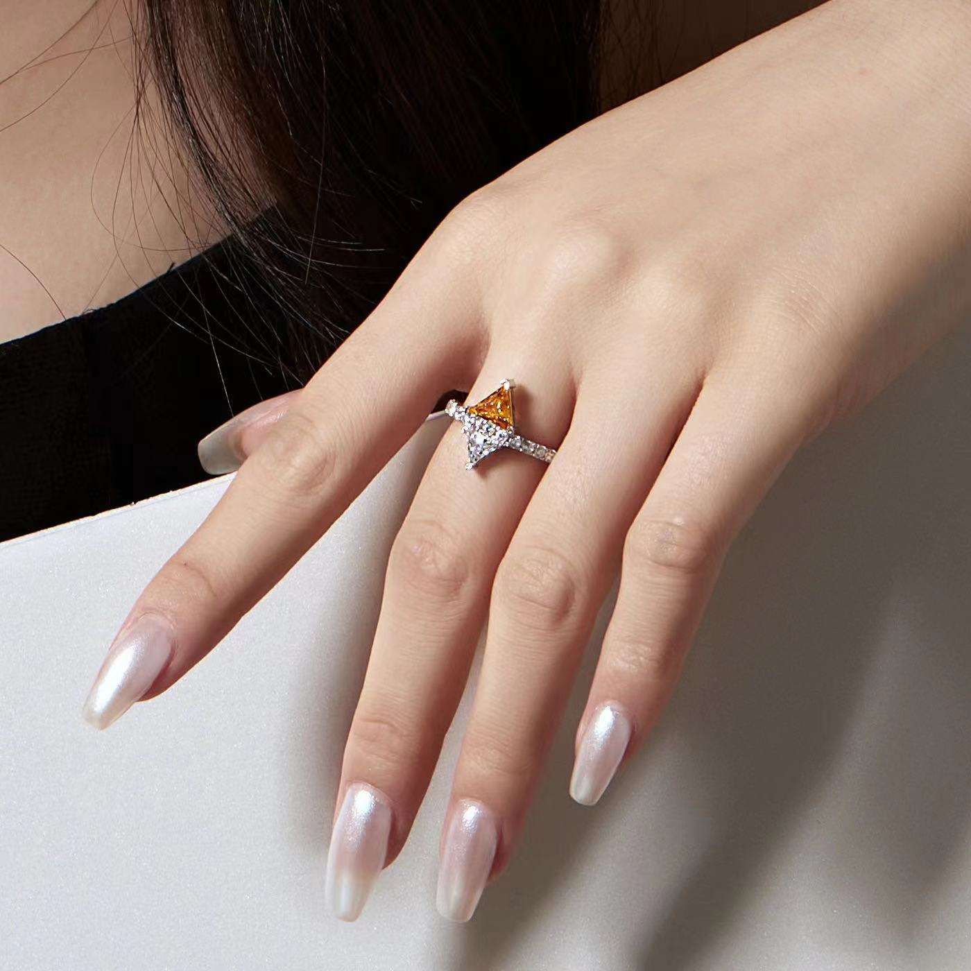 Bague en argent sterling Starlight