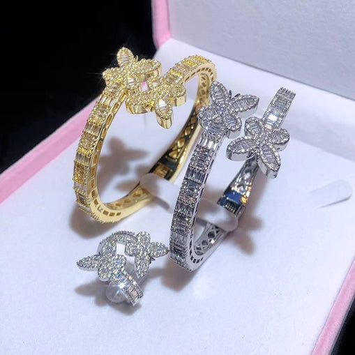 Bracelet Jonc Baguette Coeur