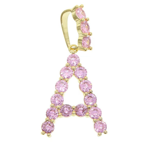 Collier Chaîne Tennis Initiale Cursive 18 pouces