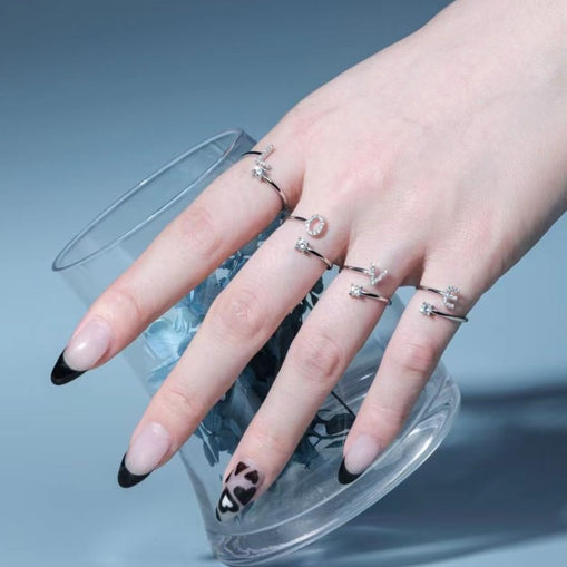 Bague en argent sterling Hola Band