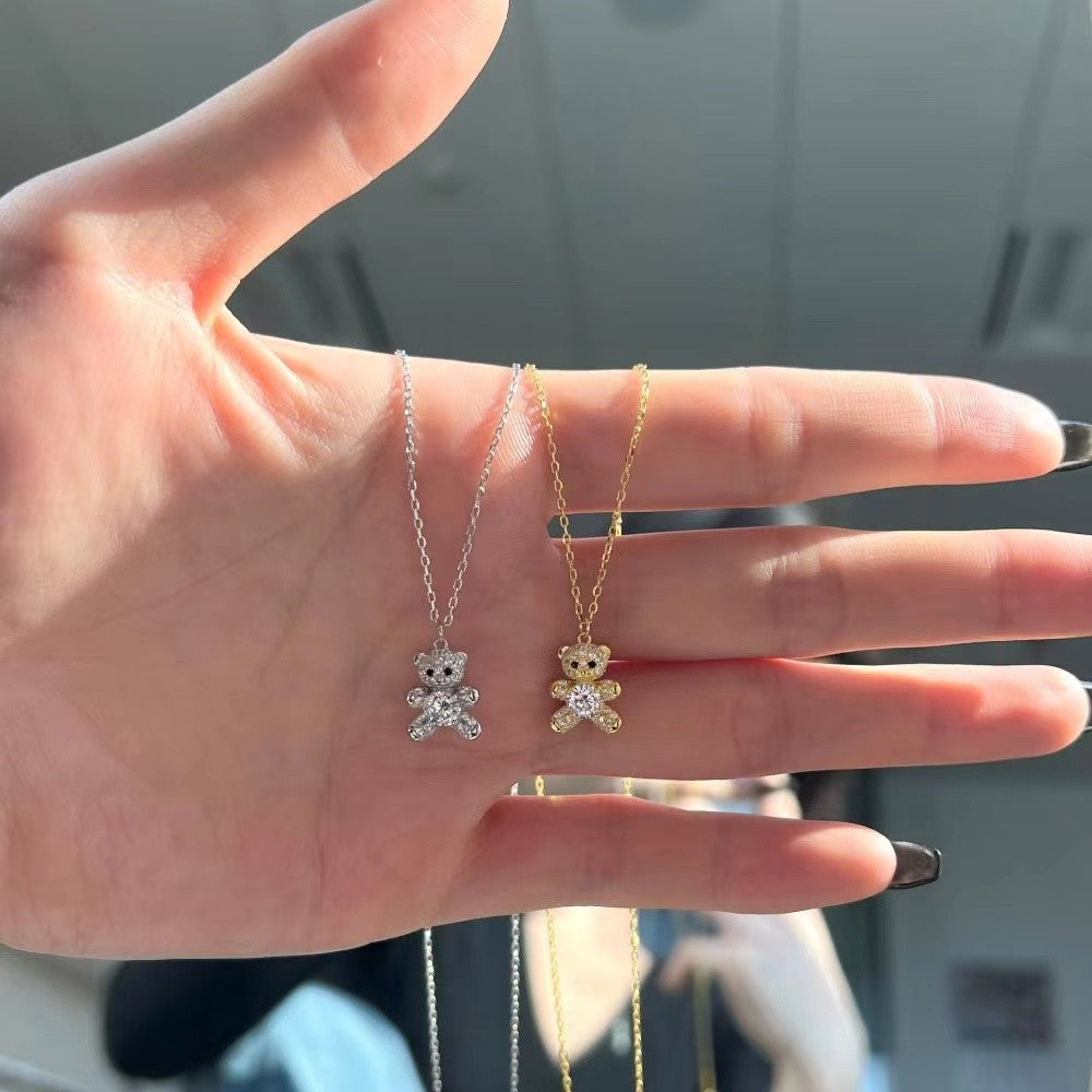 Collier en argent sterling à double chaîne Evil Eye Zircon