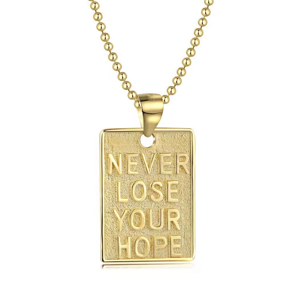 Never Lose Yourself Sterling Silver Necklace