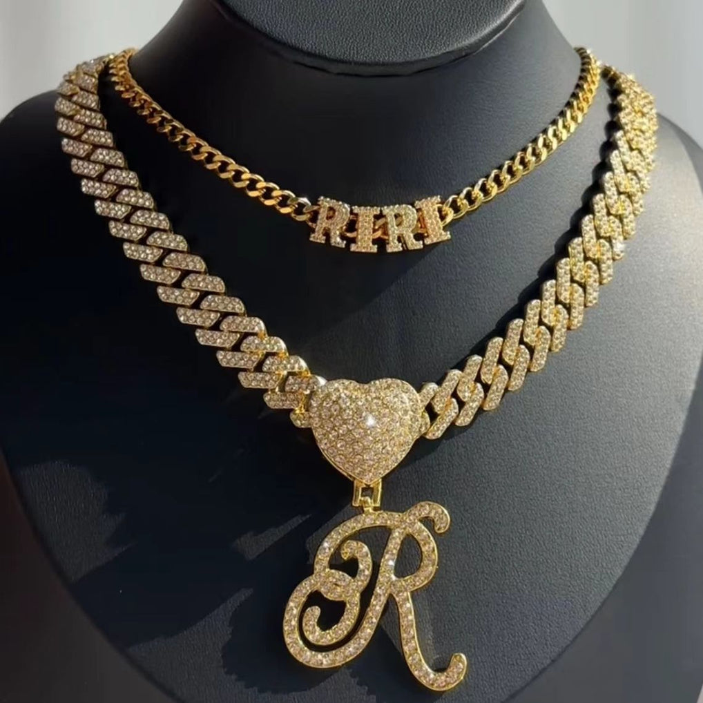 Custom Made Name Cuban Chain Necklace