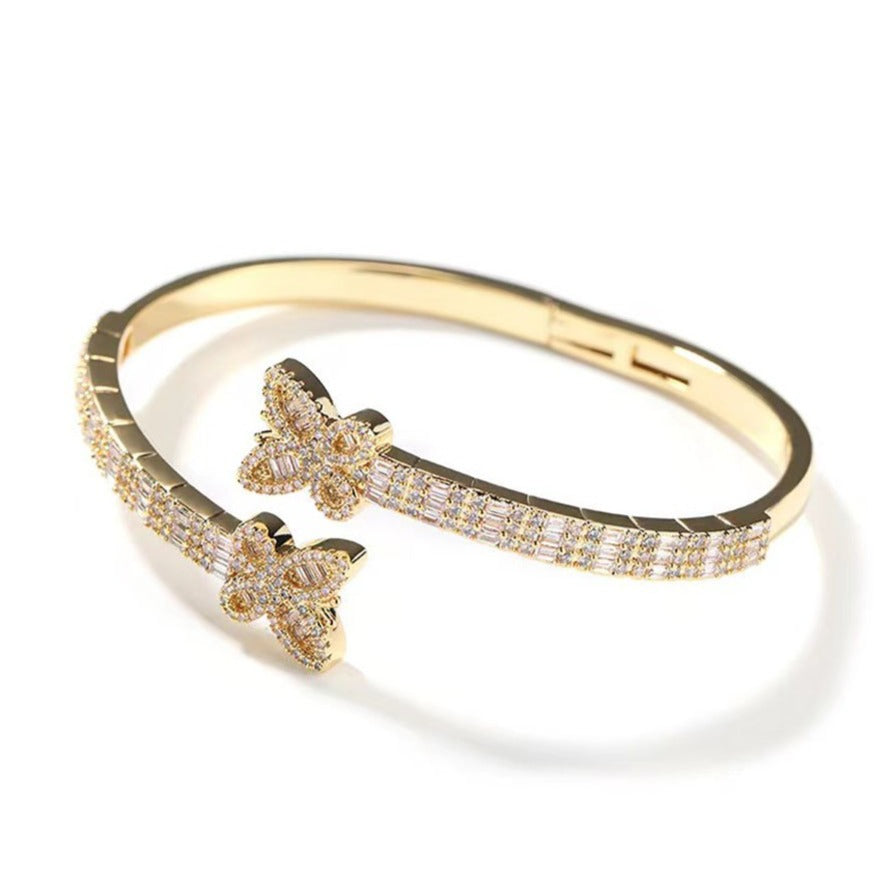 Bracelet Jonc Baguette Coeur