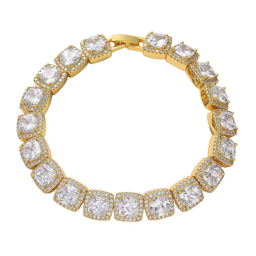 10MM Cuban Sugar Zircon Bracelet